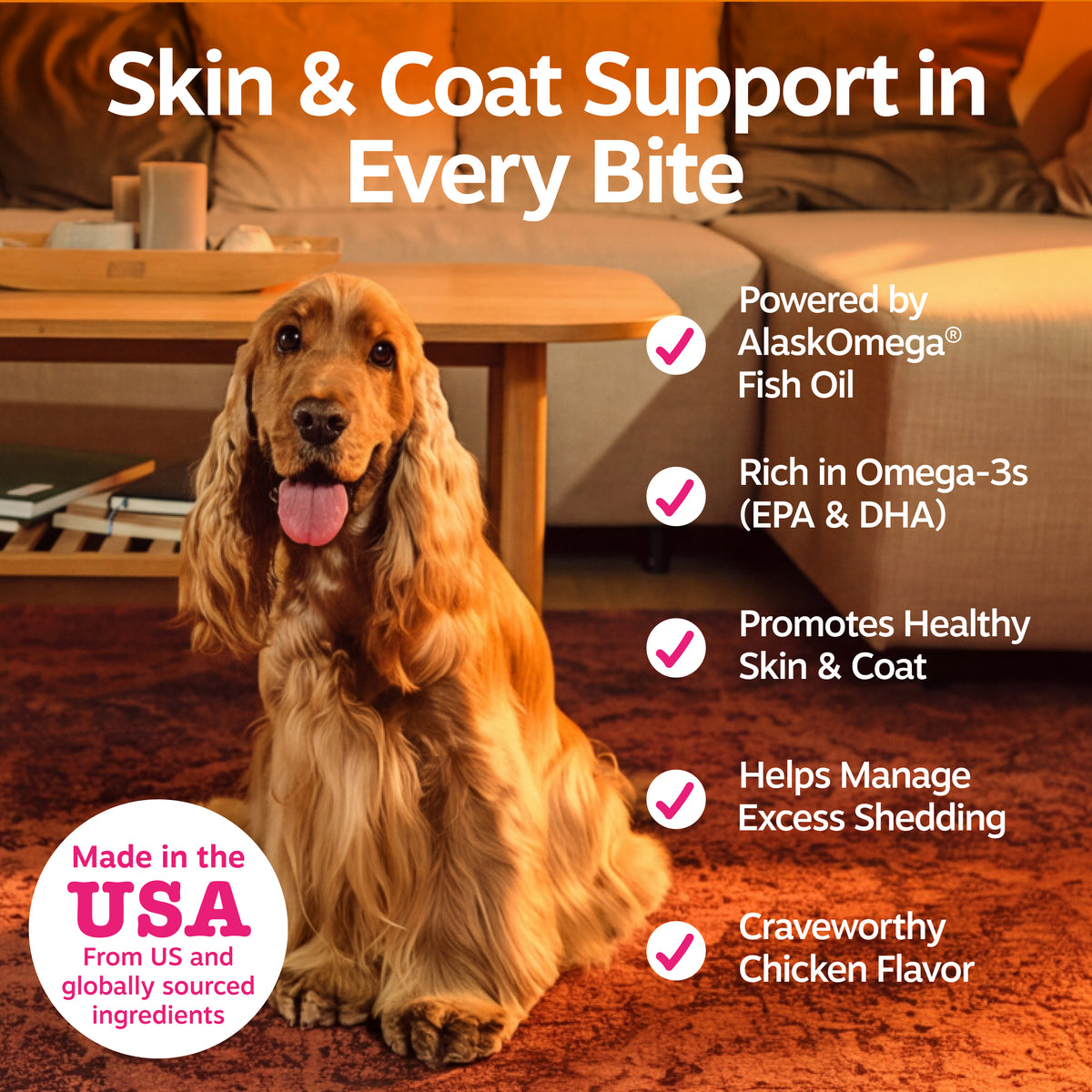 Skin & Coat Bites for Dogs