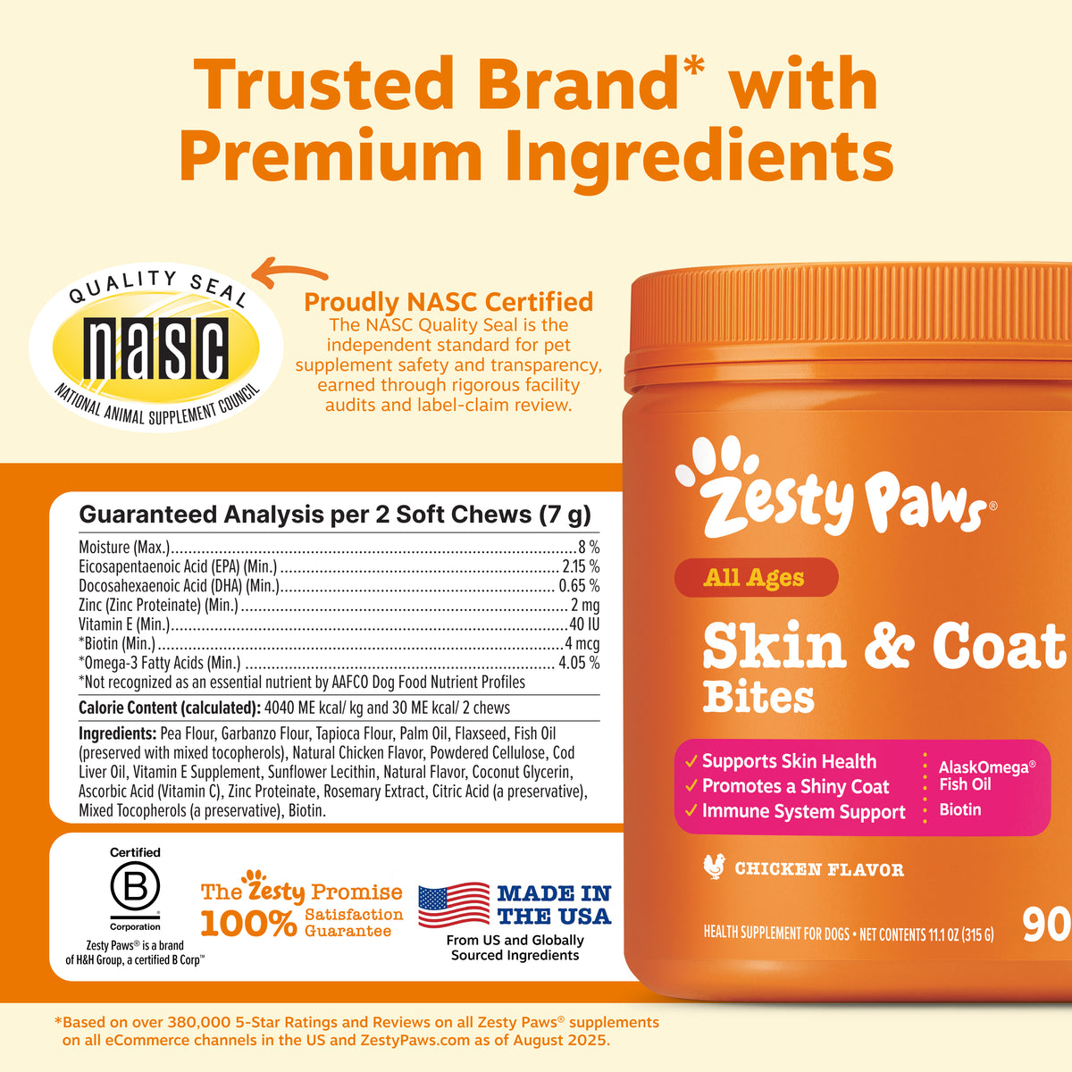 Skin & Coat Bites for Dogs