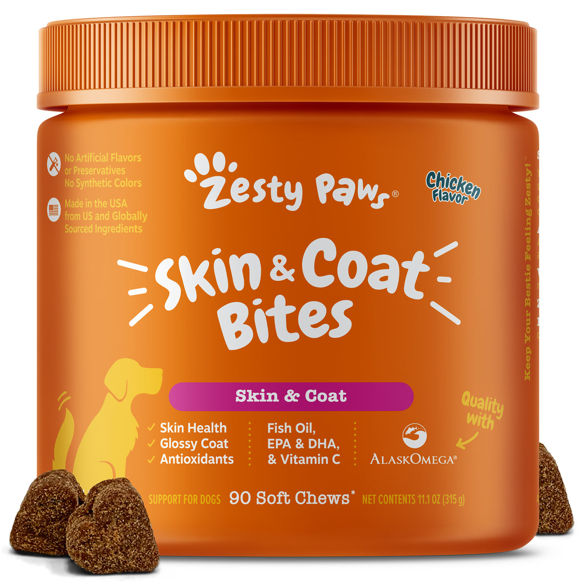 Zesty paws salmon bites cheap