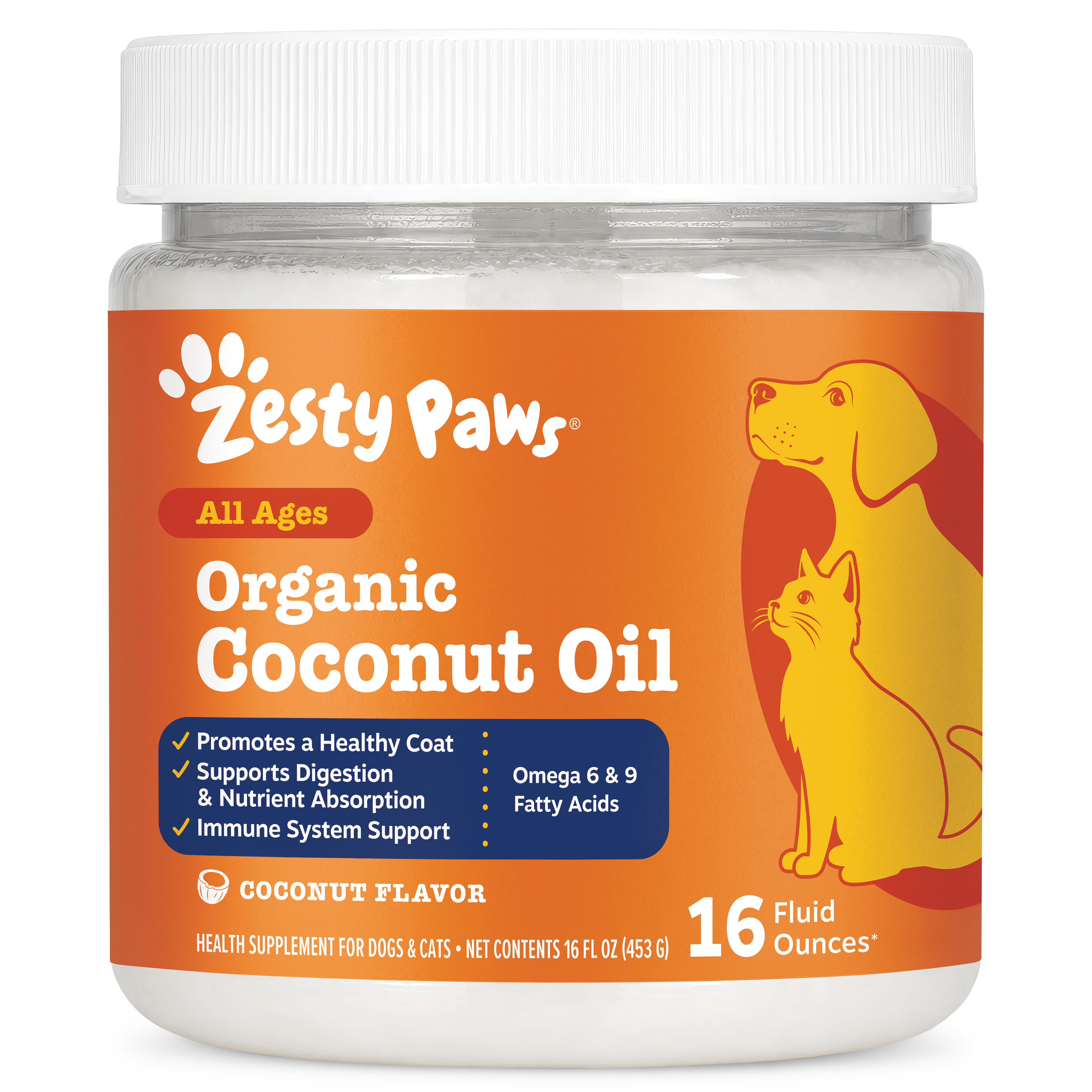 Organic Coconut Oil for Dogs & Cats