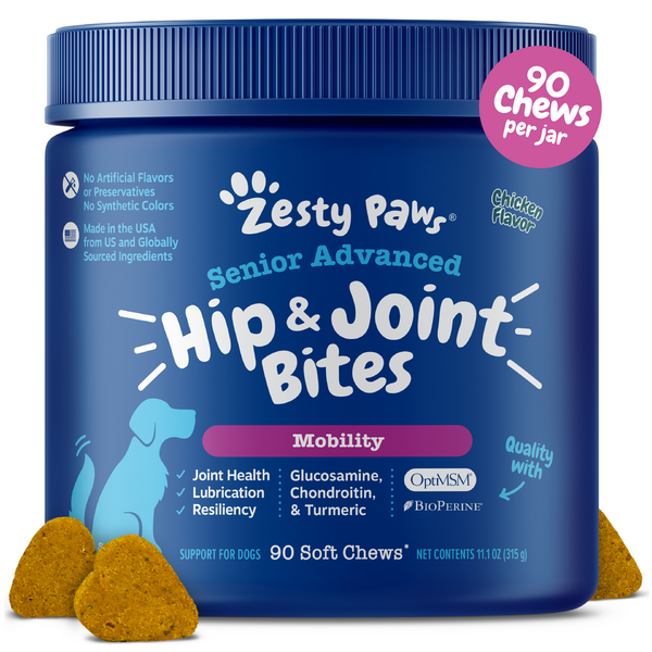 Zesty Paws | Senior Advanced Mobility Bites™ for Dogs
