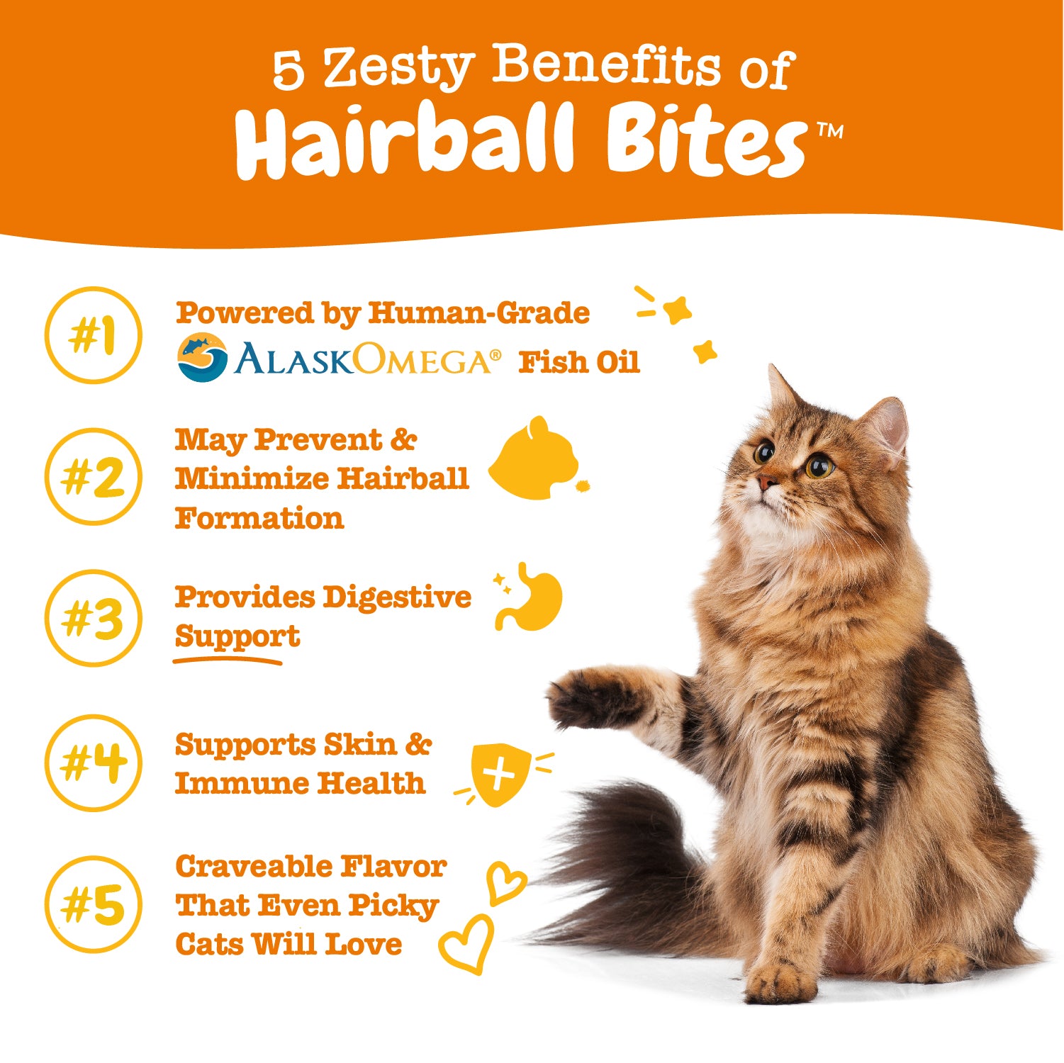 Cat Hairball Bites + Cat Calming Bites Bundle