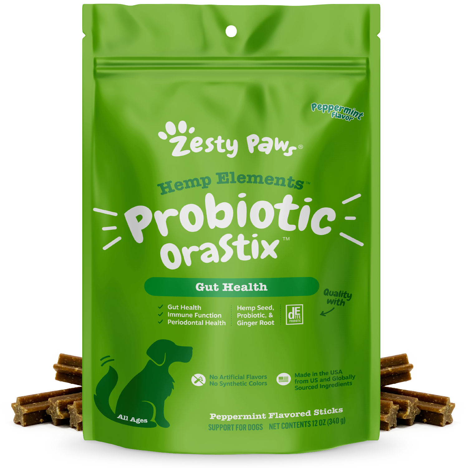 Hemp Elements™ Probiotic OraStix™ for Dogs 12oz