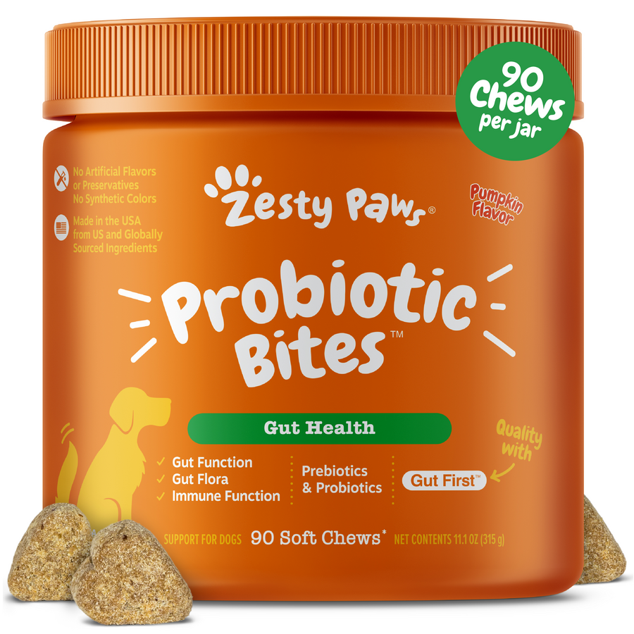Zesty Paws Probiotic Bites™  6-Strain Digestive Health Supplement