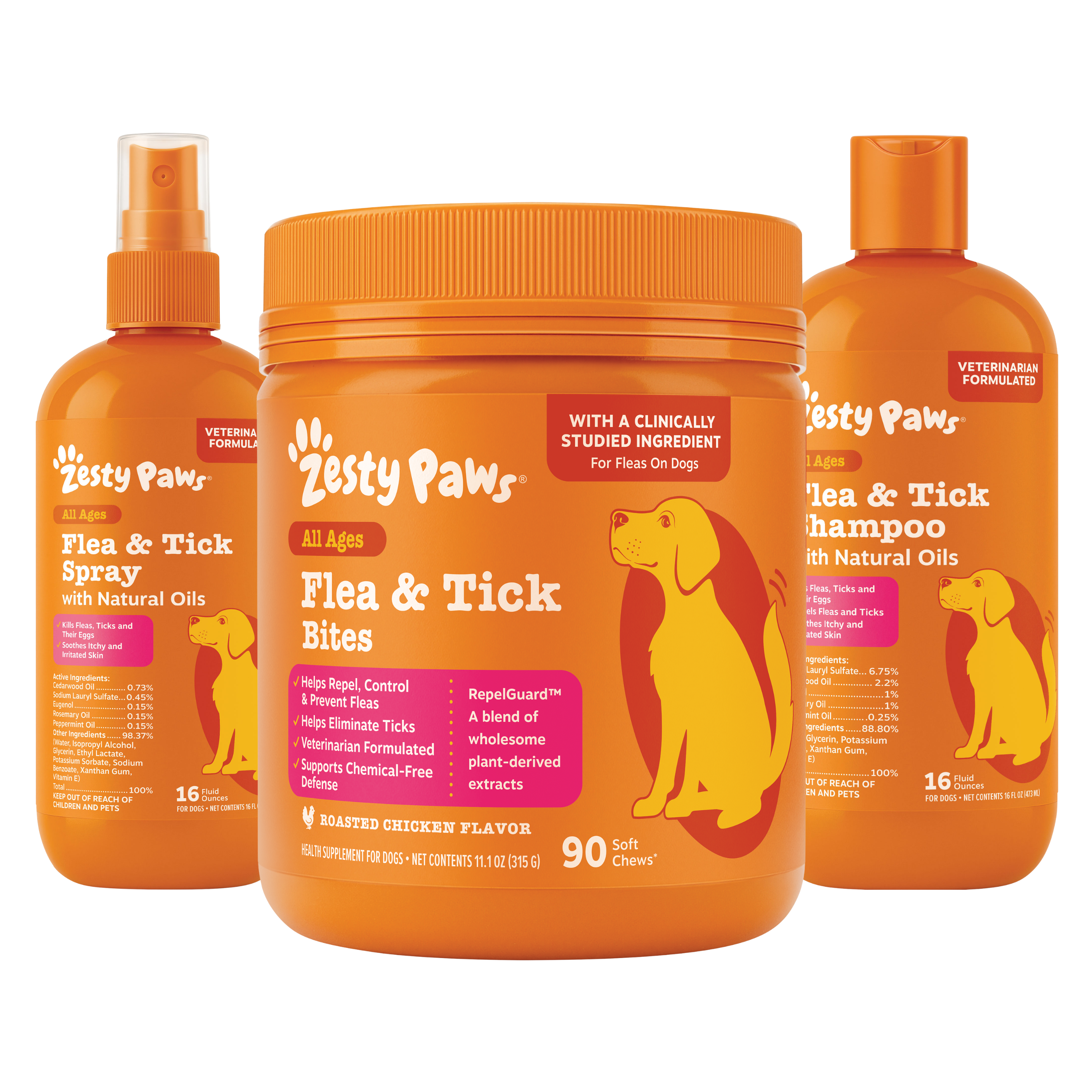 The Flea & Tick Trio | Bundle for Dogs