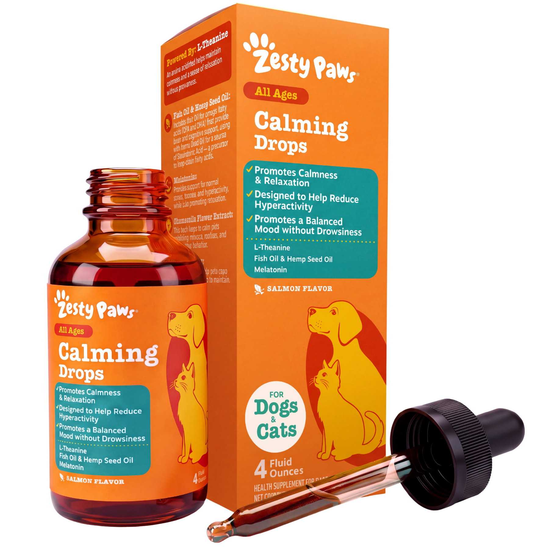 Calming Drops for Dogs & Cats