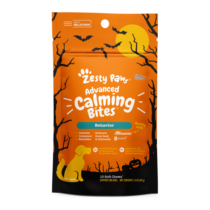 Advanced Calming bites with Melatonin Turkey 10ct - Halloween