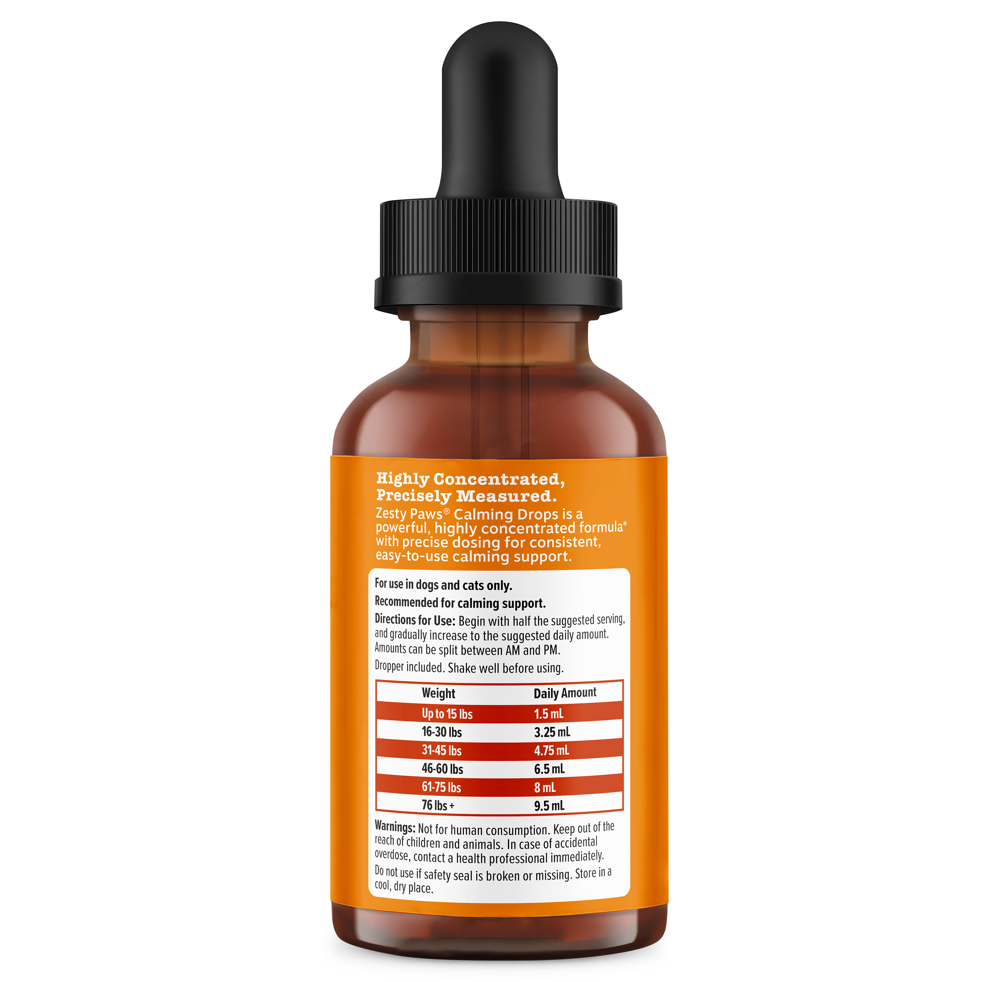 Calming Drops for Dogs & Cats