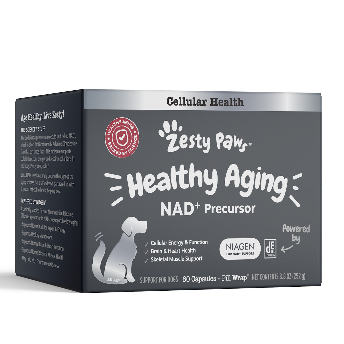 Zesty Paws Healthy Aging NAD Precursor for Dogs