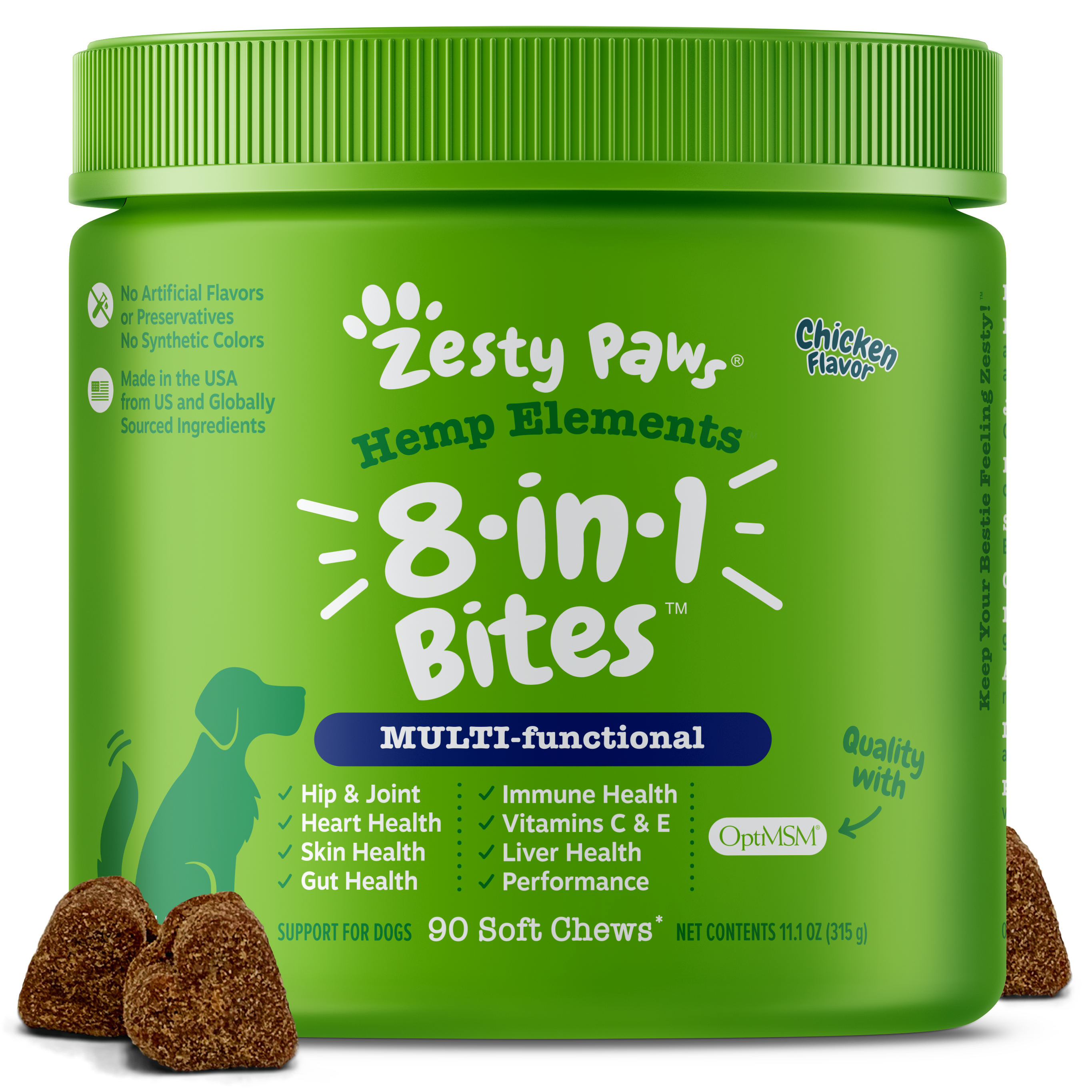 Hemp Elements 8-in-1 Bites™ for Dogs