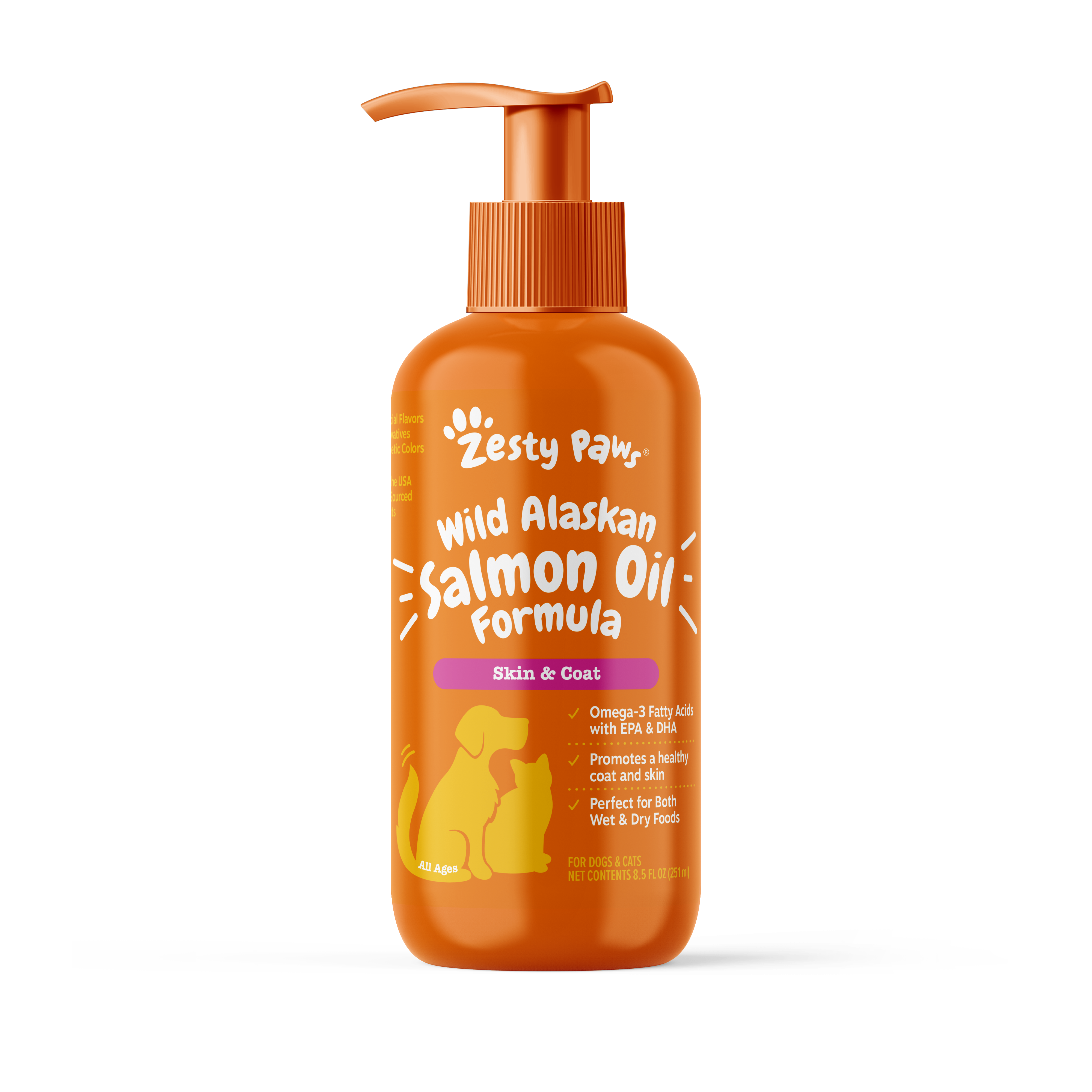 Zesty Paws Pure Wild Alaskan Salmon Oil