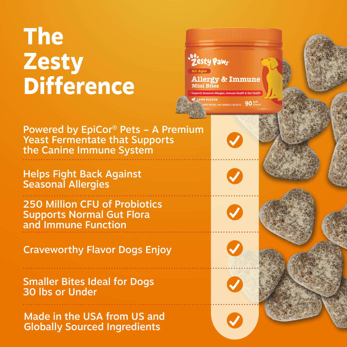 Allergy & Immune Mini Bites for Small Dogs