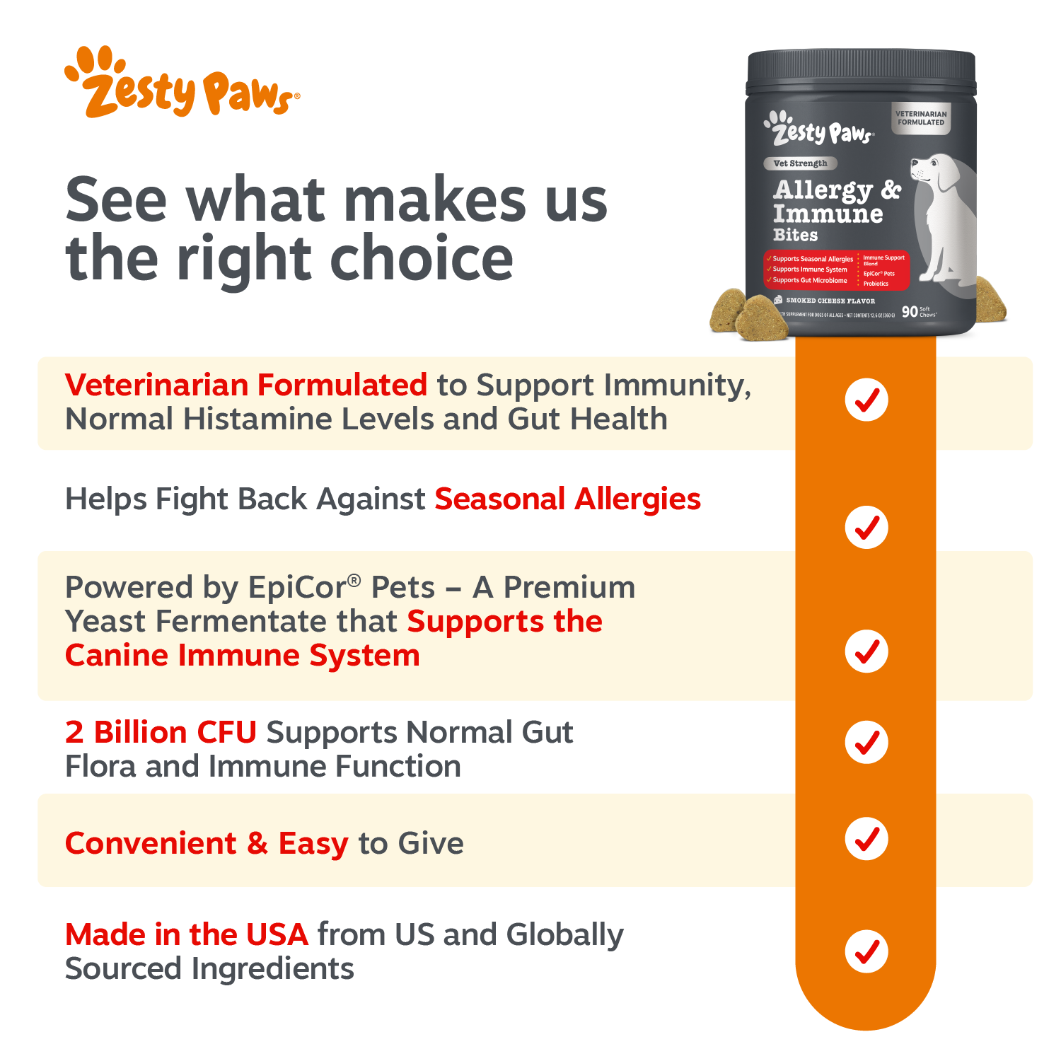 Vet Strength Allergy & Immune Bites for Dogs