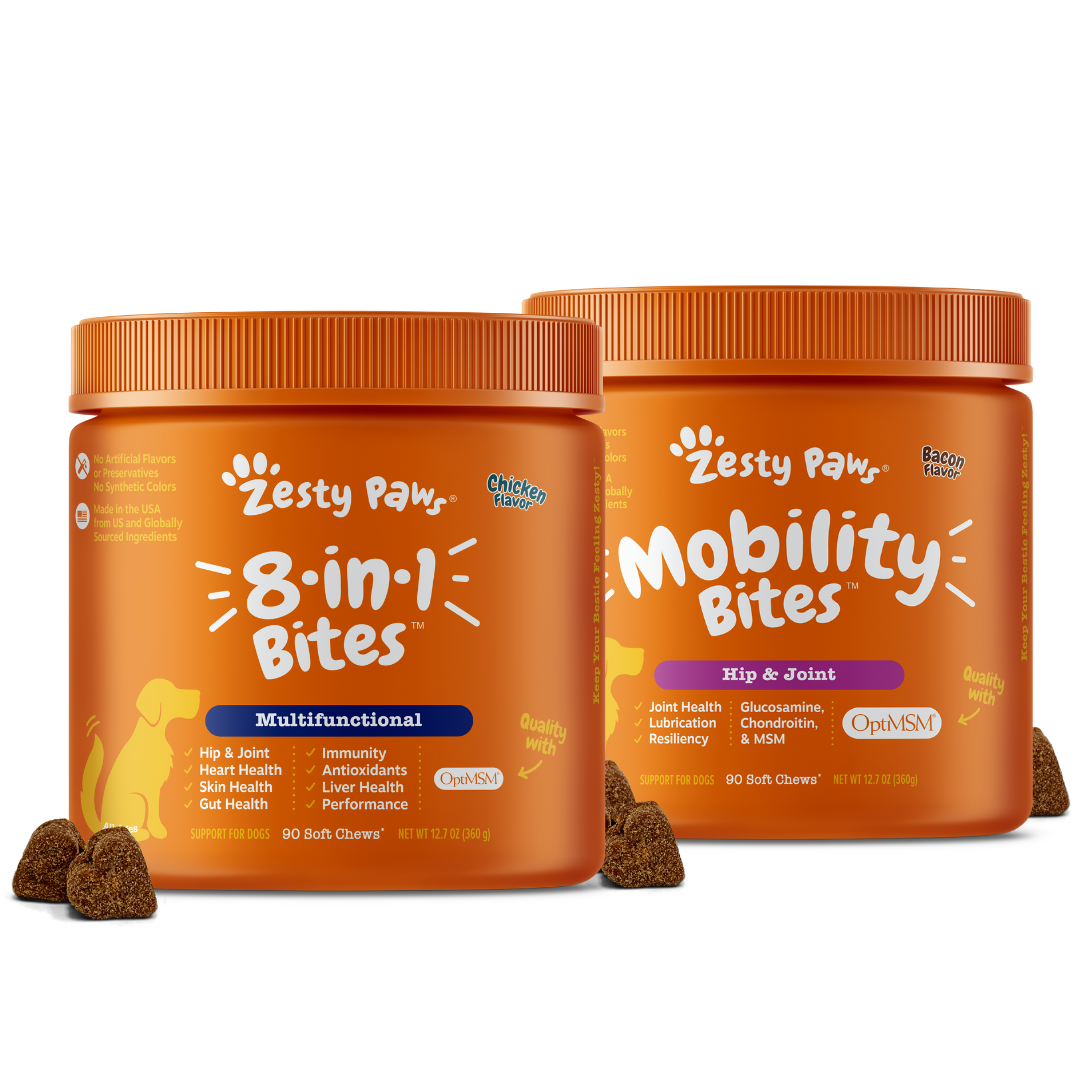 Multifunctional Bites+ Mobility Bites for Dogs Bundle