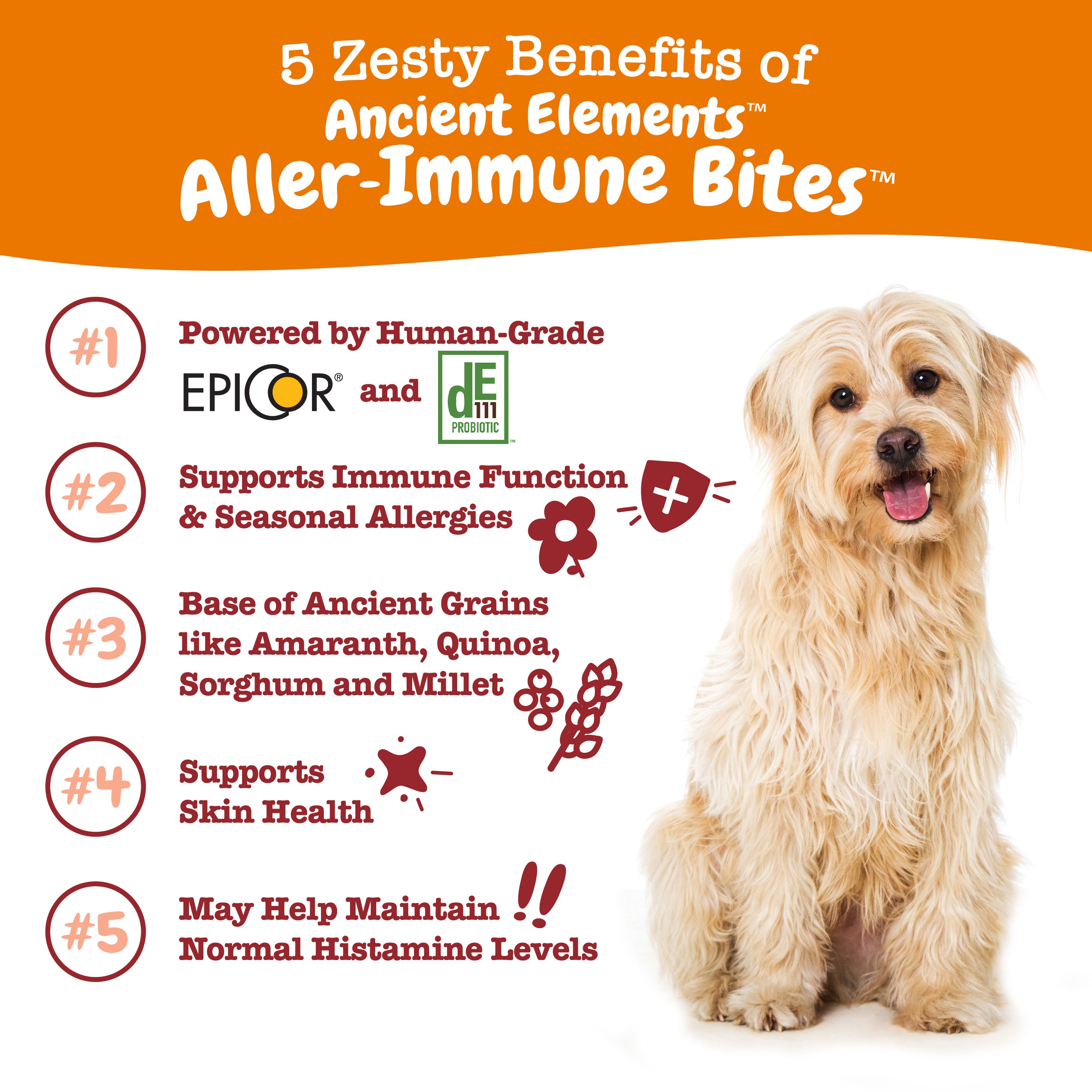 Ancient Elements™ Aller-Immune Bites™ for Dogs