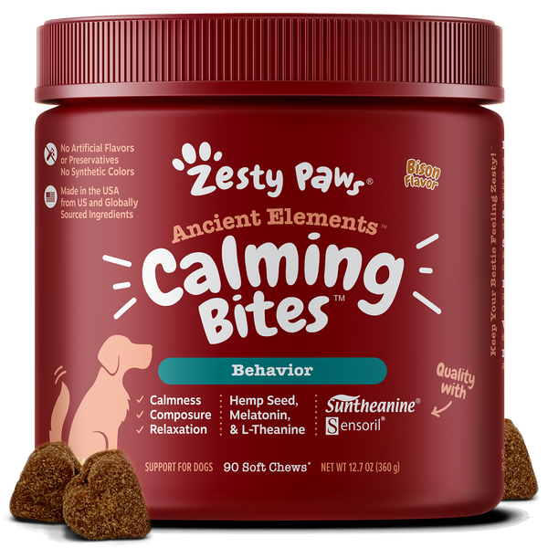 Zesty paws calming bites overdose best sale