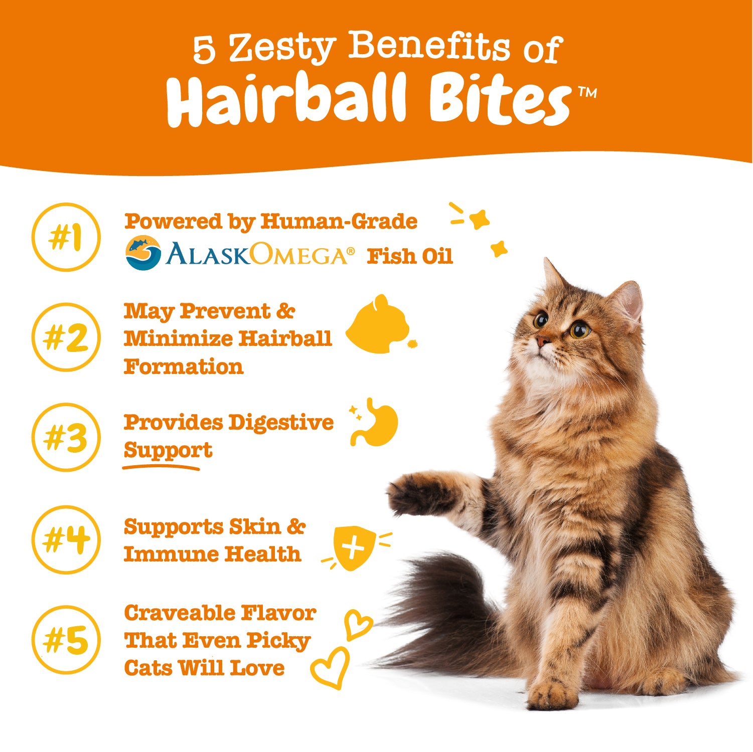 Hairball Bites™ for Cats