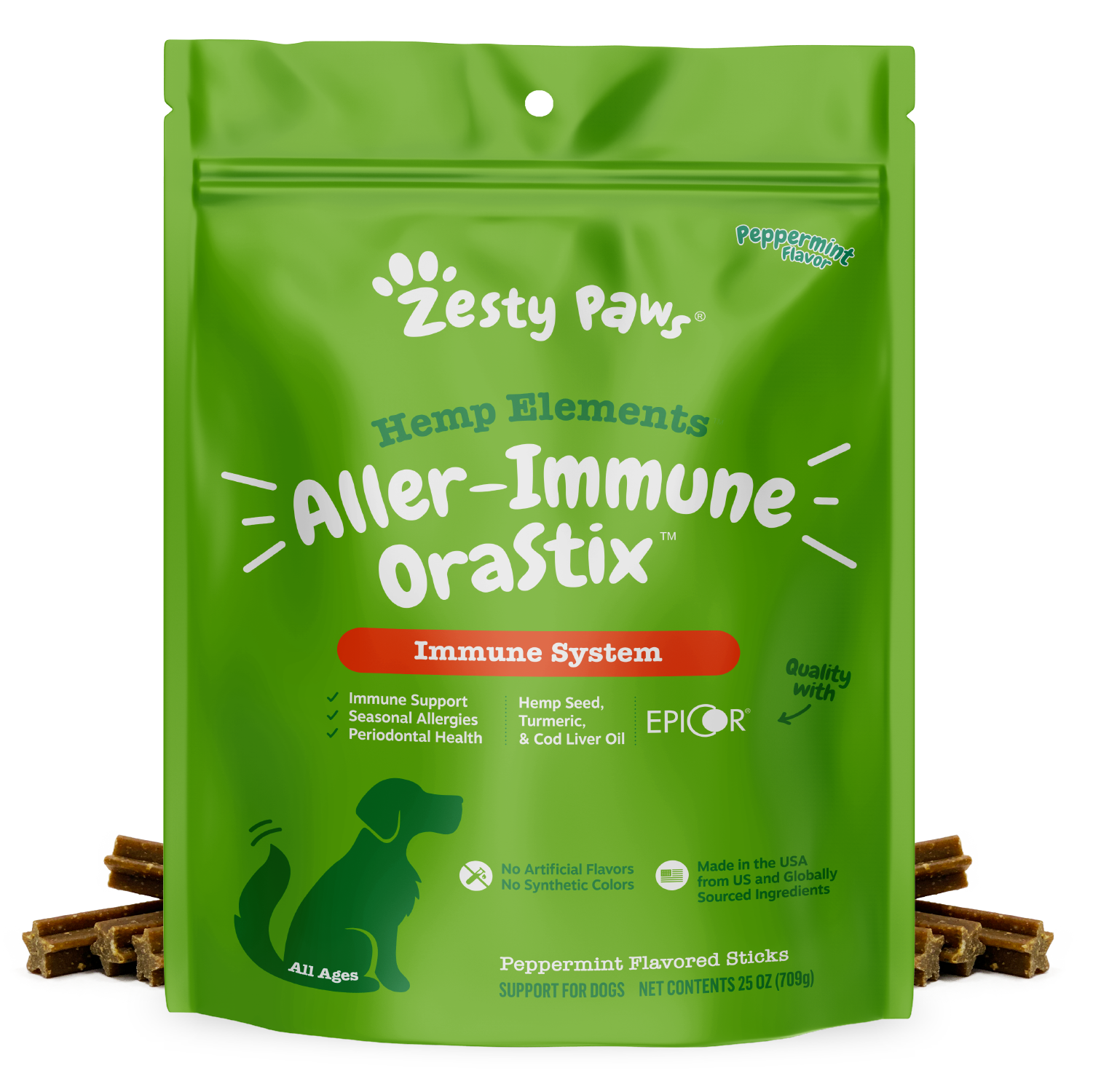 Hemp Elements Allergy Immune OraStix™ for Dogs