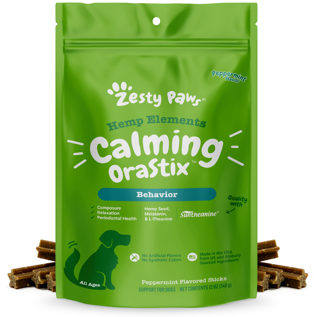 Calming Sticks for Dogs For Stress Oral Health Zesty Paws
