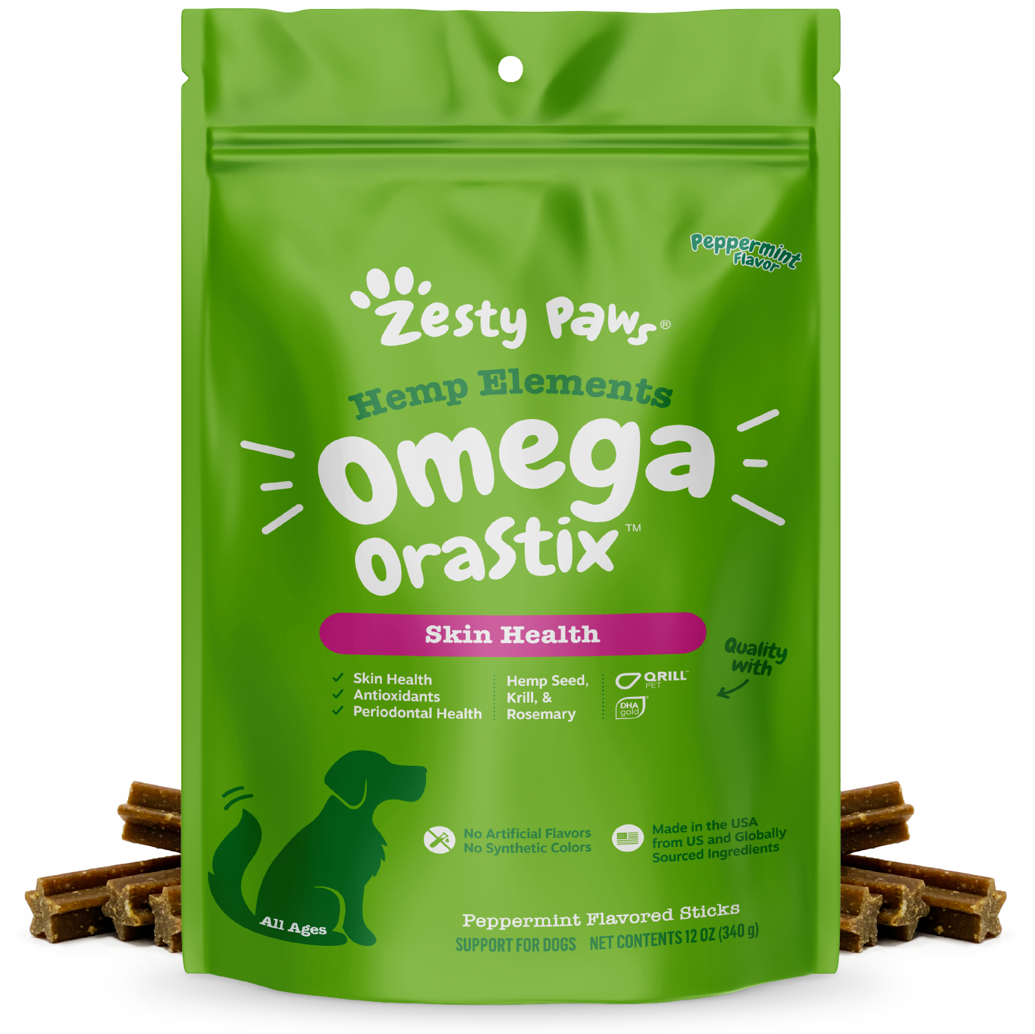 Hemp Elements Omega OraStix™ for Dogs