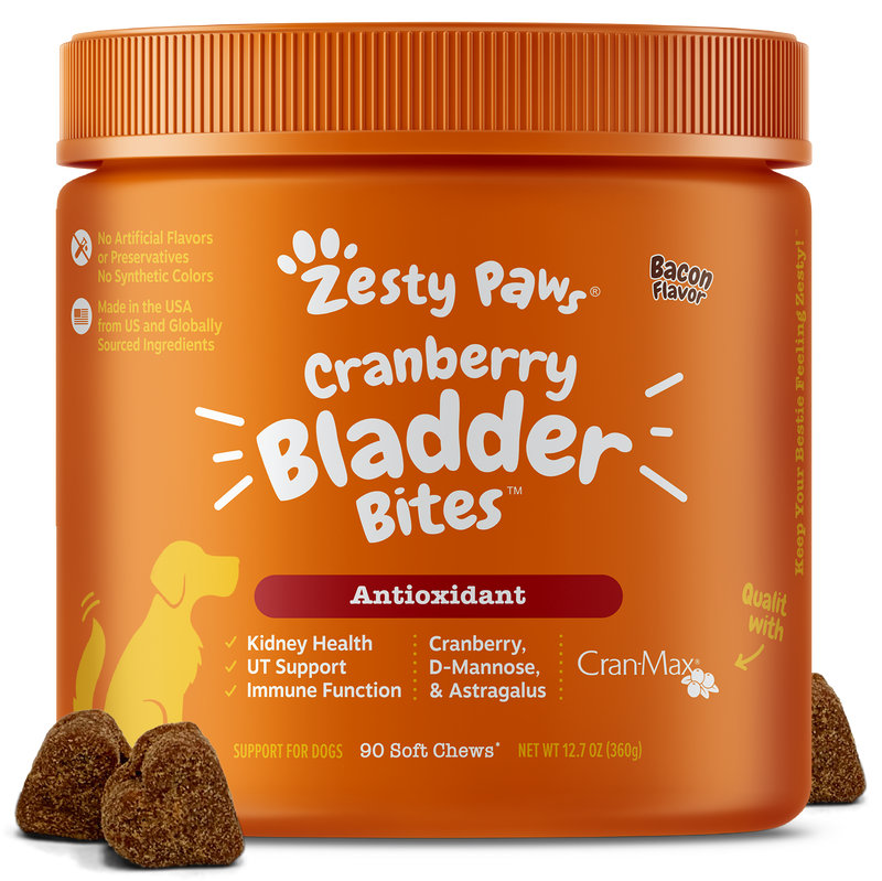 Cranberry Bladder Bites UT Support for Dogs Zesty Paws