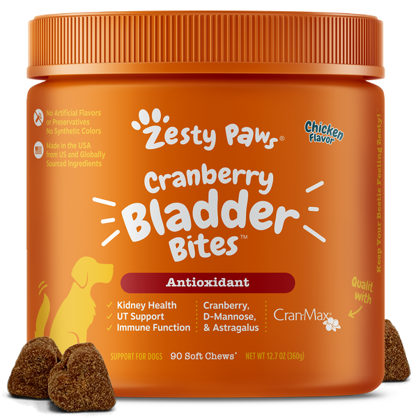 Zesty paws cranberry for dogs best sale