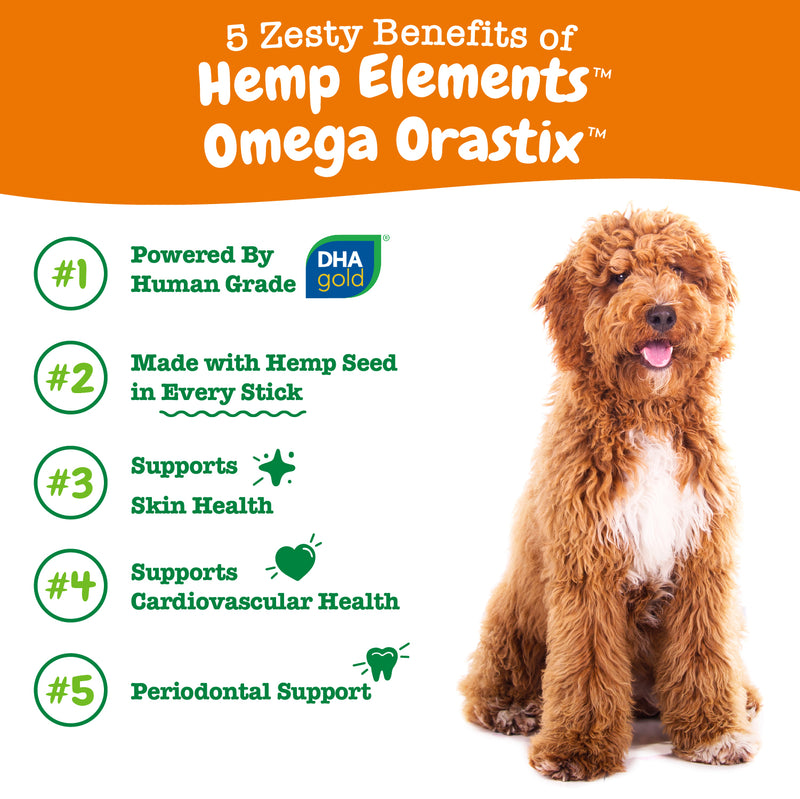 Hemp Elements™ Omega OraStix™ for Dogs