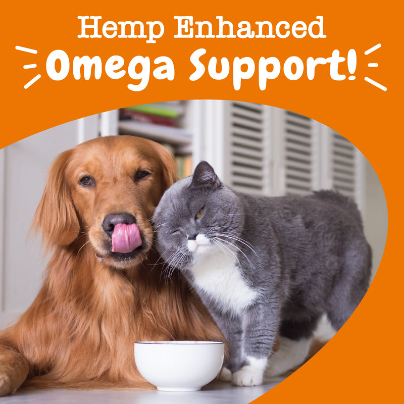 Hemp Elements™ Salmon Omega Oil + Hemp for Dogs and Cats