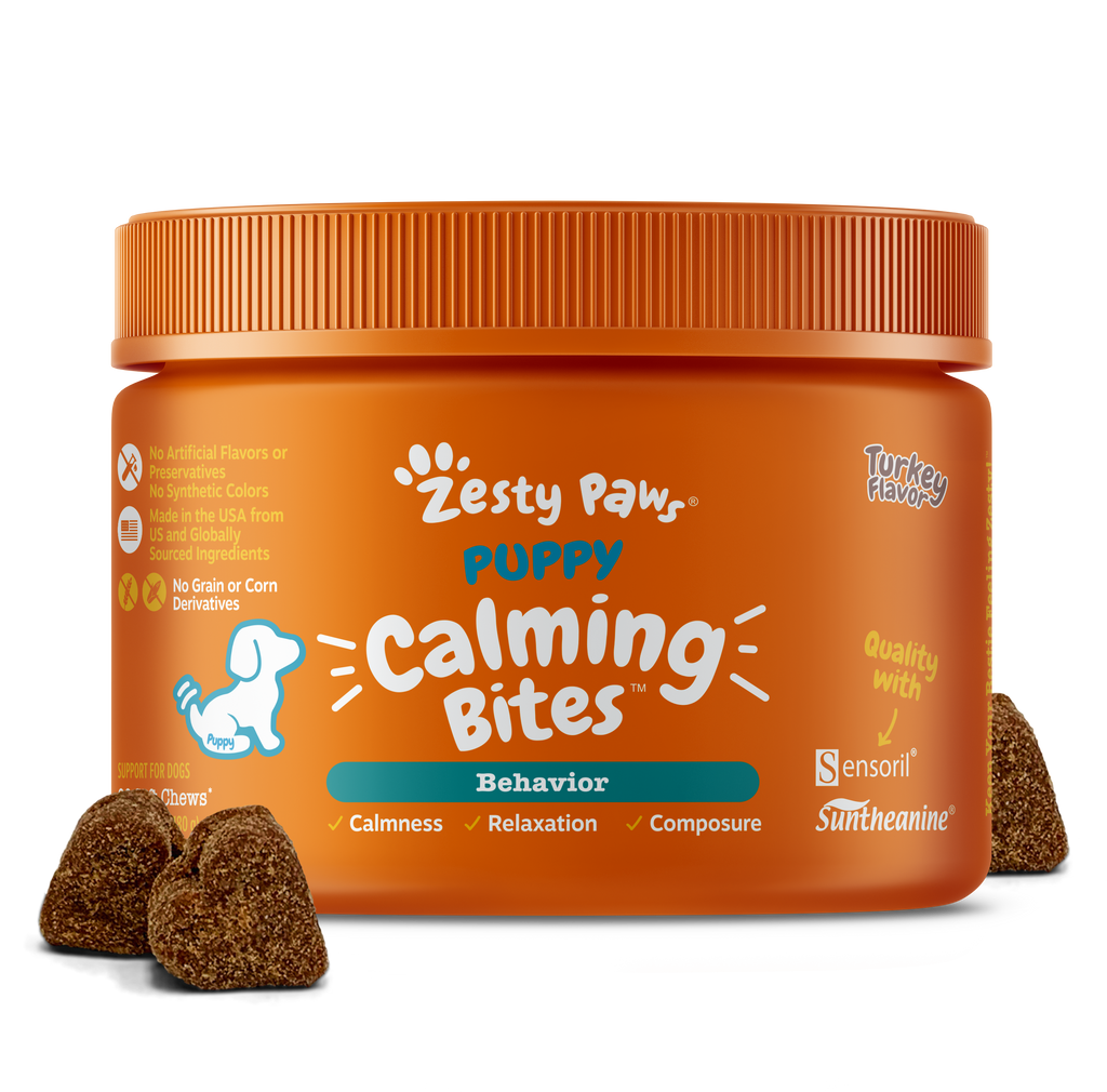 Zesty paws best sale calming bites dosage