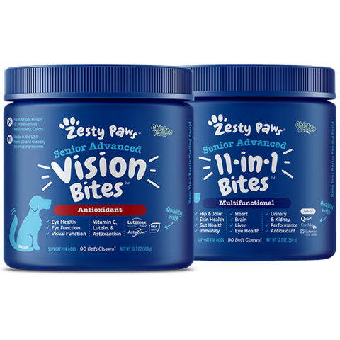 Zesty Paws Senior Advanced Vision Bites Zesty Paws Senior Advanced Vision Bites