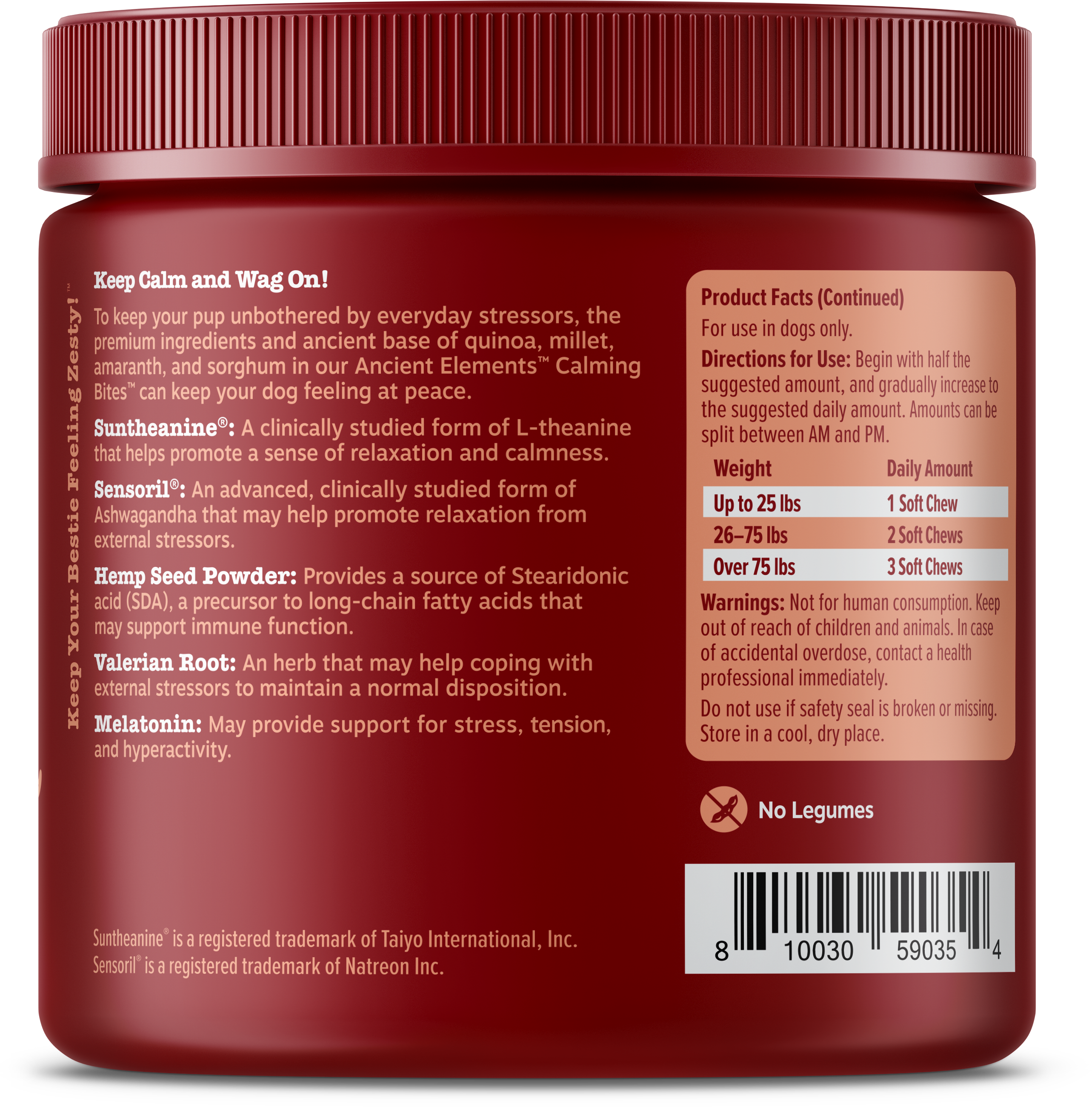 Ancient Elements™ Calming Bites™ for Dogs