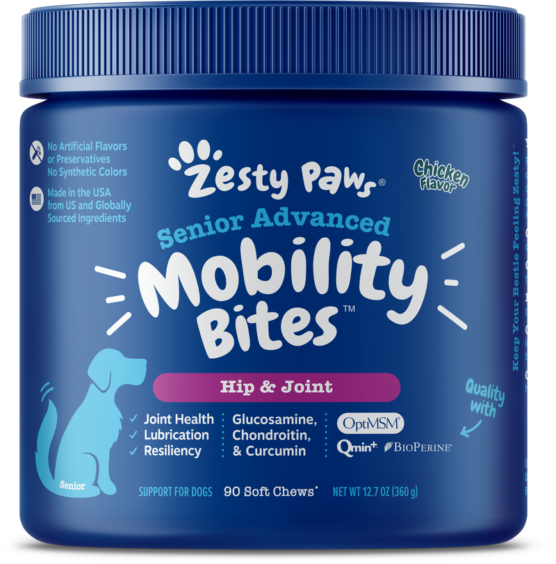 Senior Advanced Best of the Zest with Mobility Bites™ + 11-in-1 Bites™ for Senior Dogs 2-Pack Bundle